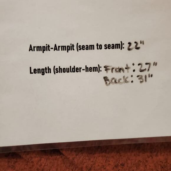 Vine & Love V-Neck Tie Hem Long Sleeve Pullover Sweater Womens Size L Soft Rust - Picture 7 of 7